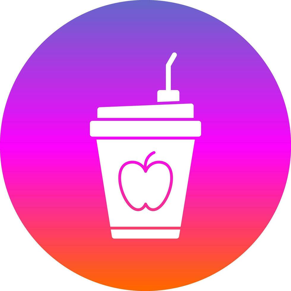 Fruit Smoothie Vector Icon Design