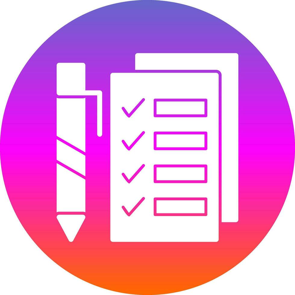 Checklist Vector Icon Design