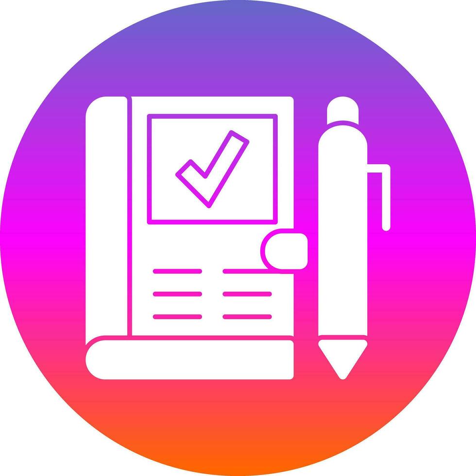 Checklist Vector Icon Design