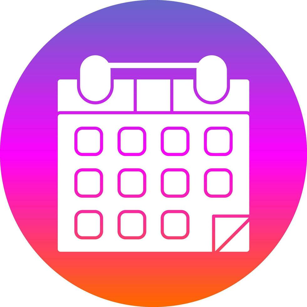 diseño de icono de vector de calendario