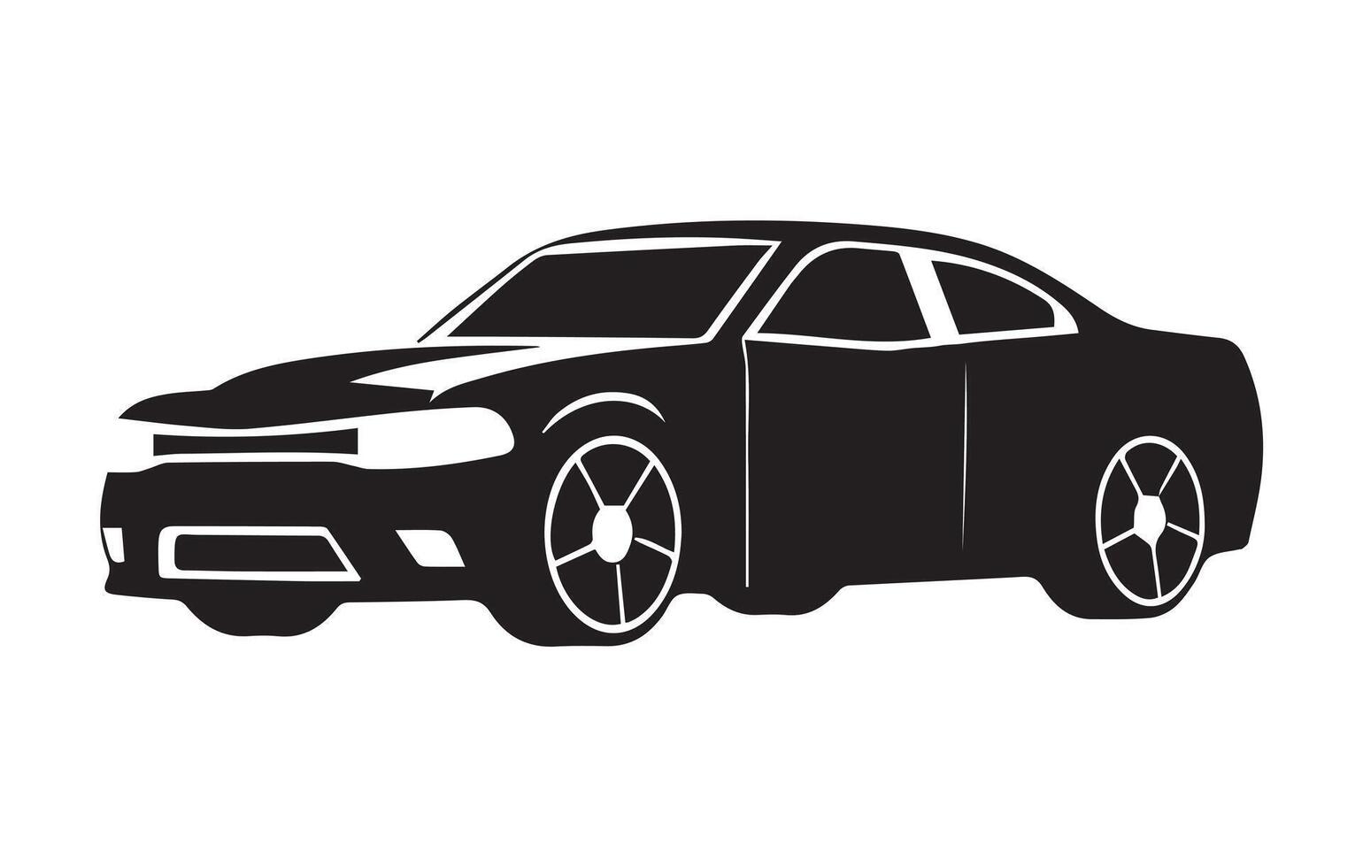 silhouette car vector symbol icon design,set of car silhouettes illustrations