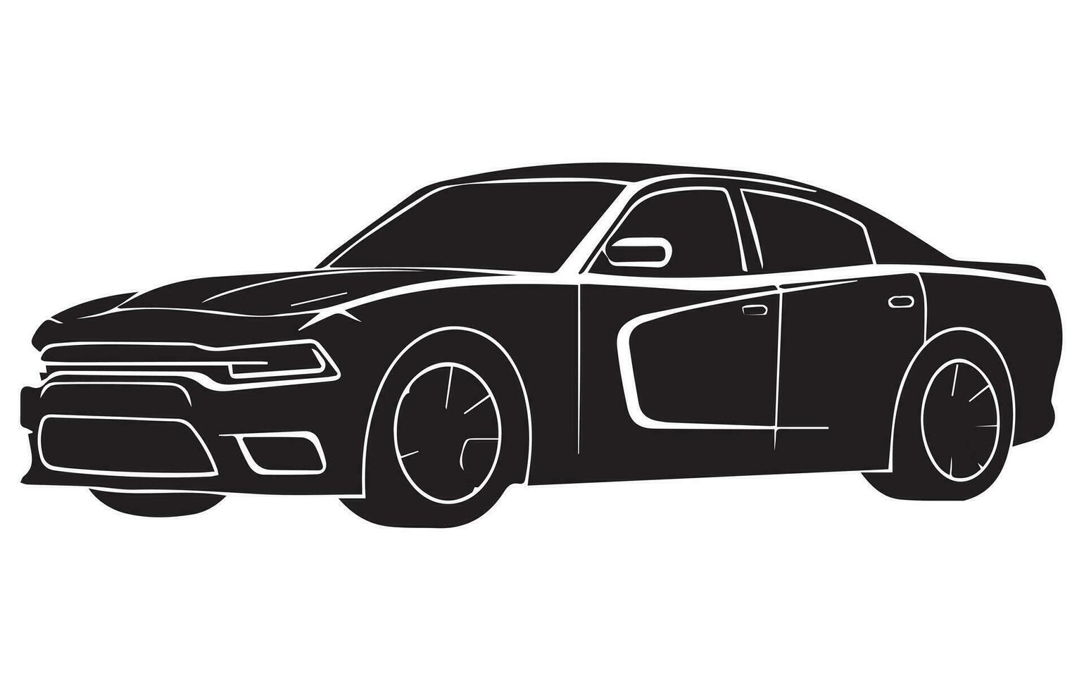 silhouette car vector symbol icon design,set of car silhouettes illustrations