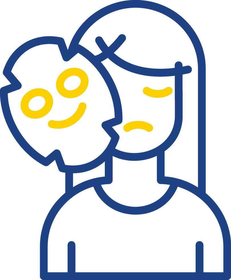 Face Mask Vector Icon Design