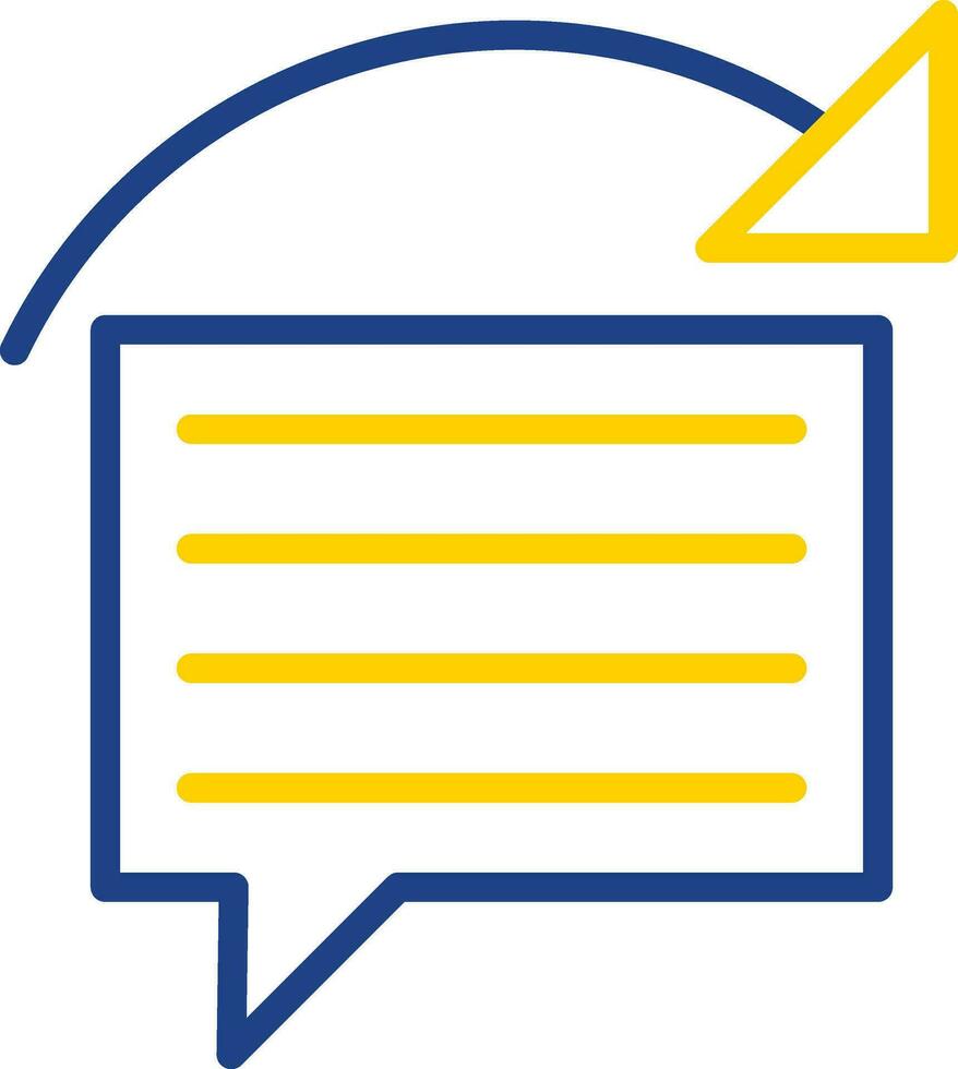 Reply Vector Icon Design