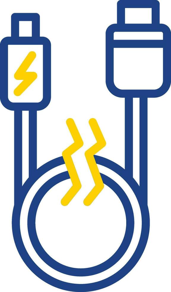 Usb cable Vector Icon Design