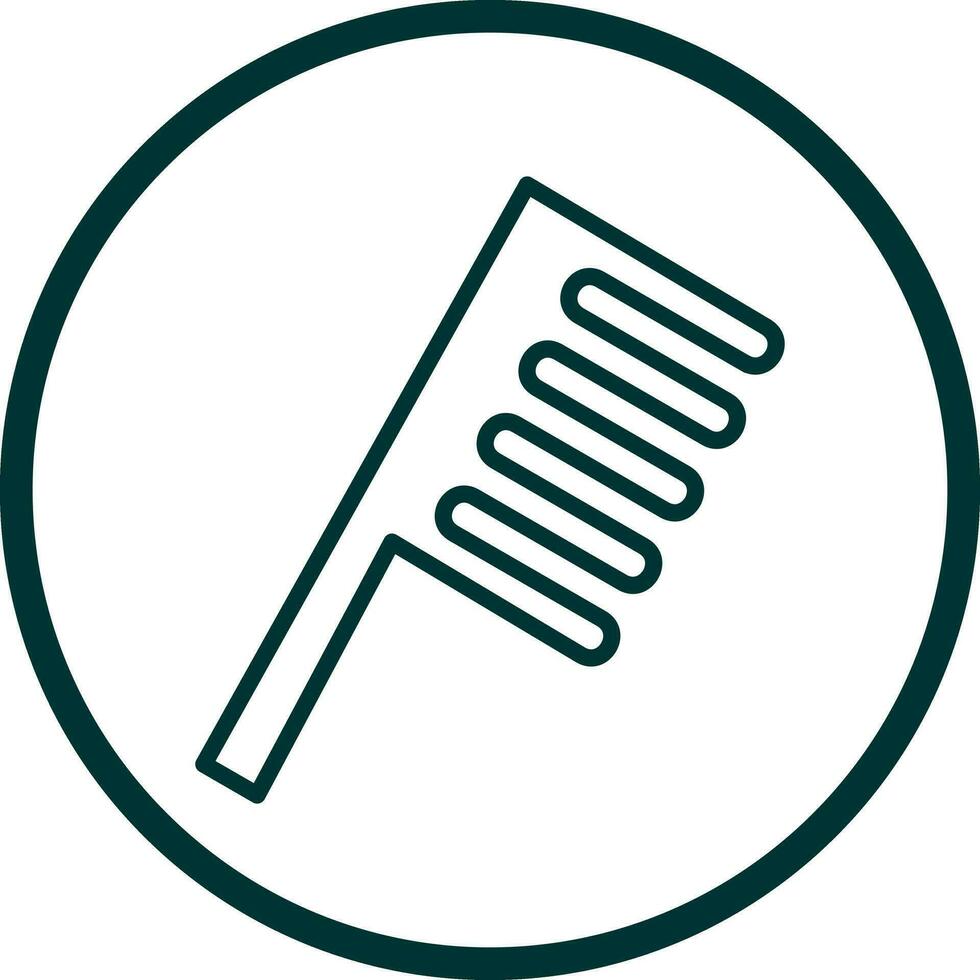 Hair Comb Vector Icon Design