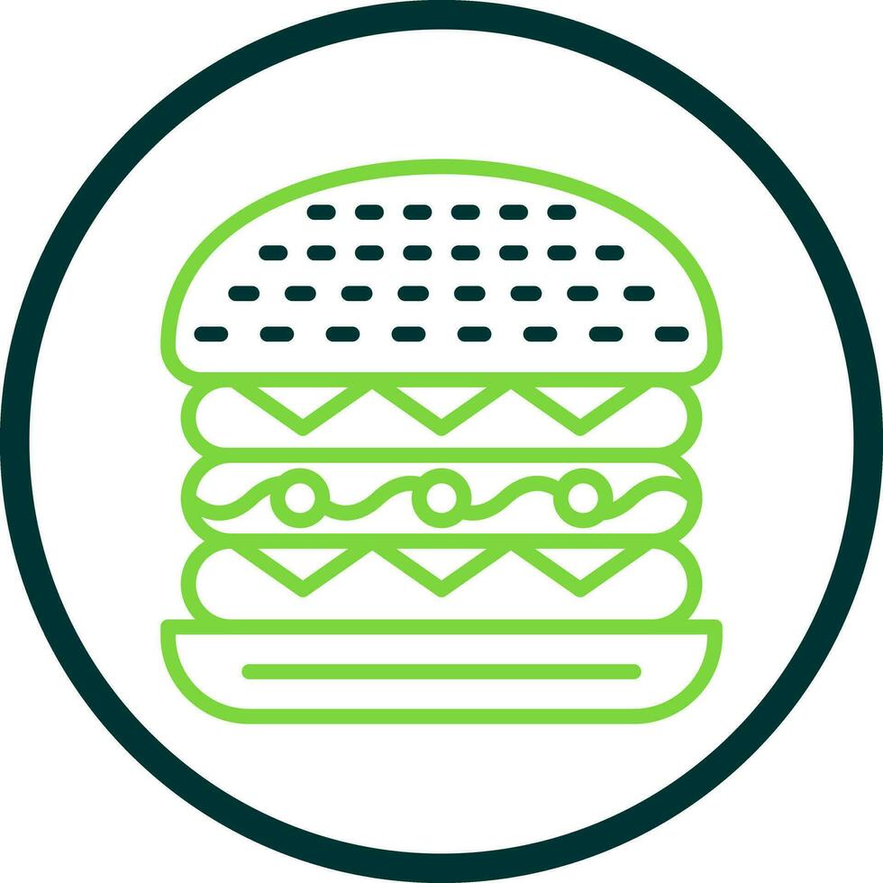 Cesar Burger Vector Icon Design