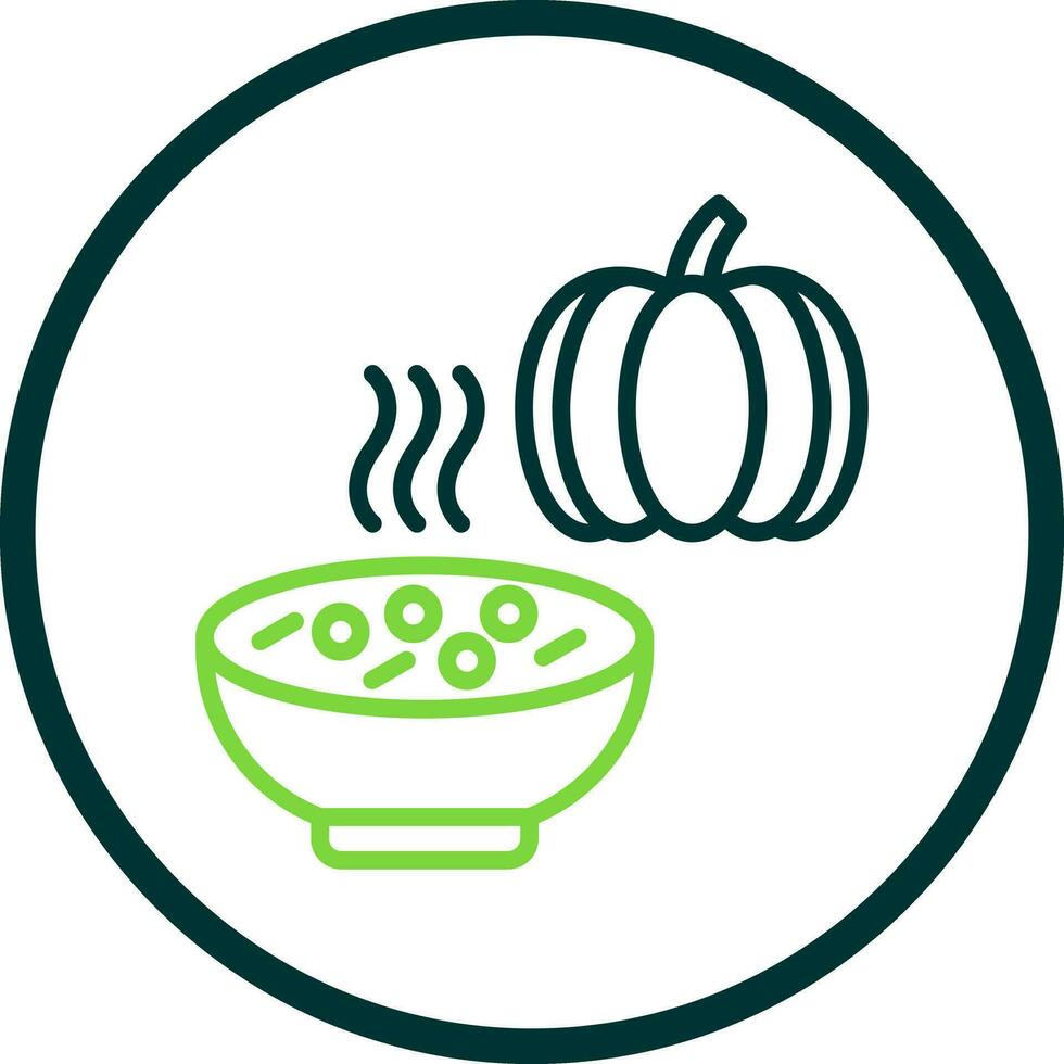 Pumpkin Soup Vector Icon Design