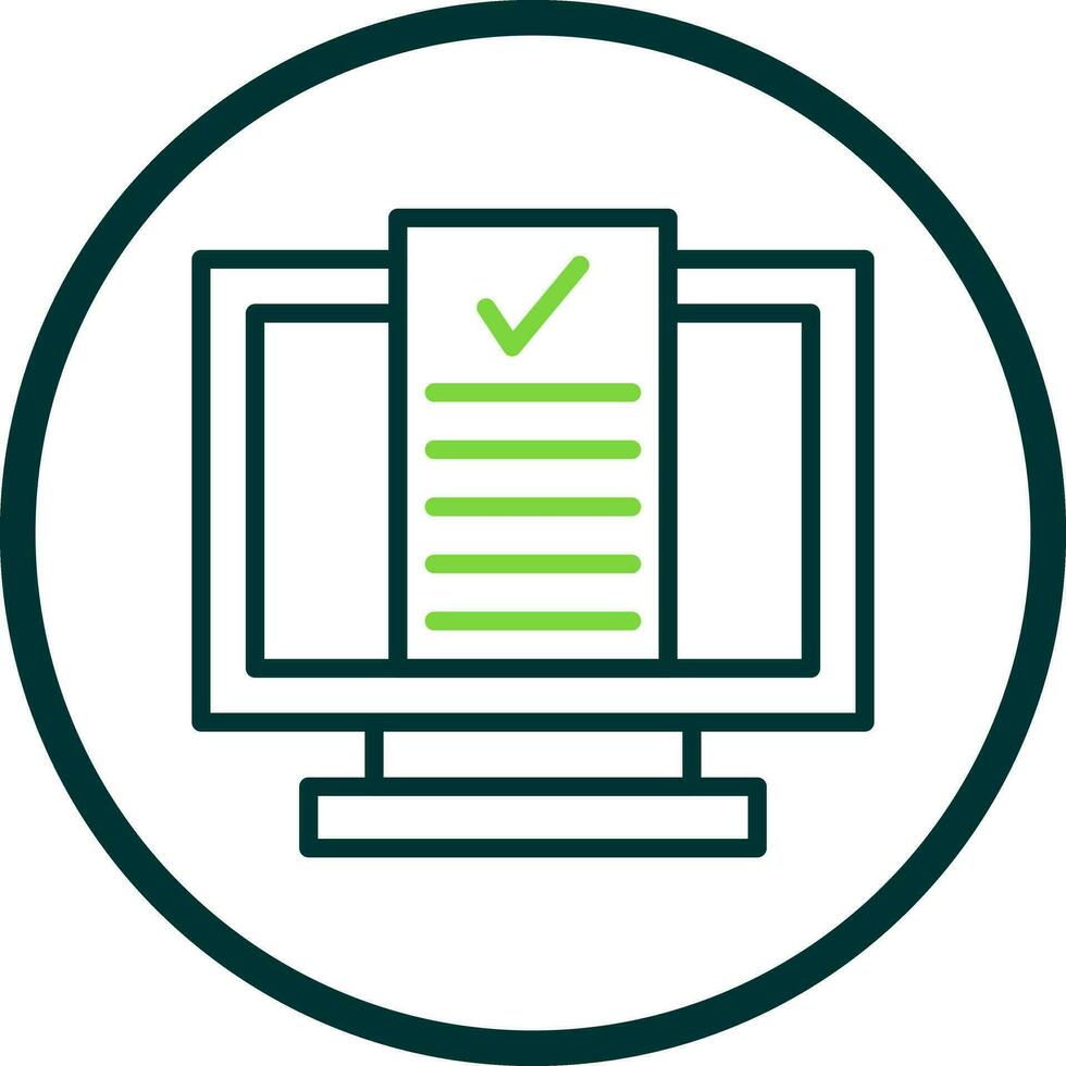 Desktop Computer Vector Icon Design