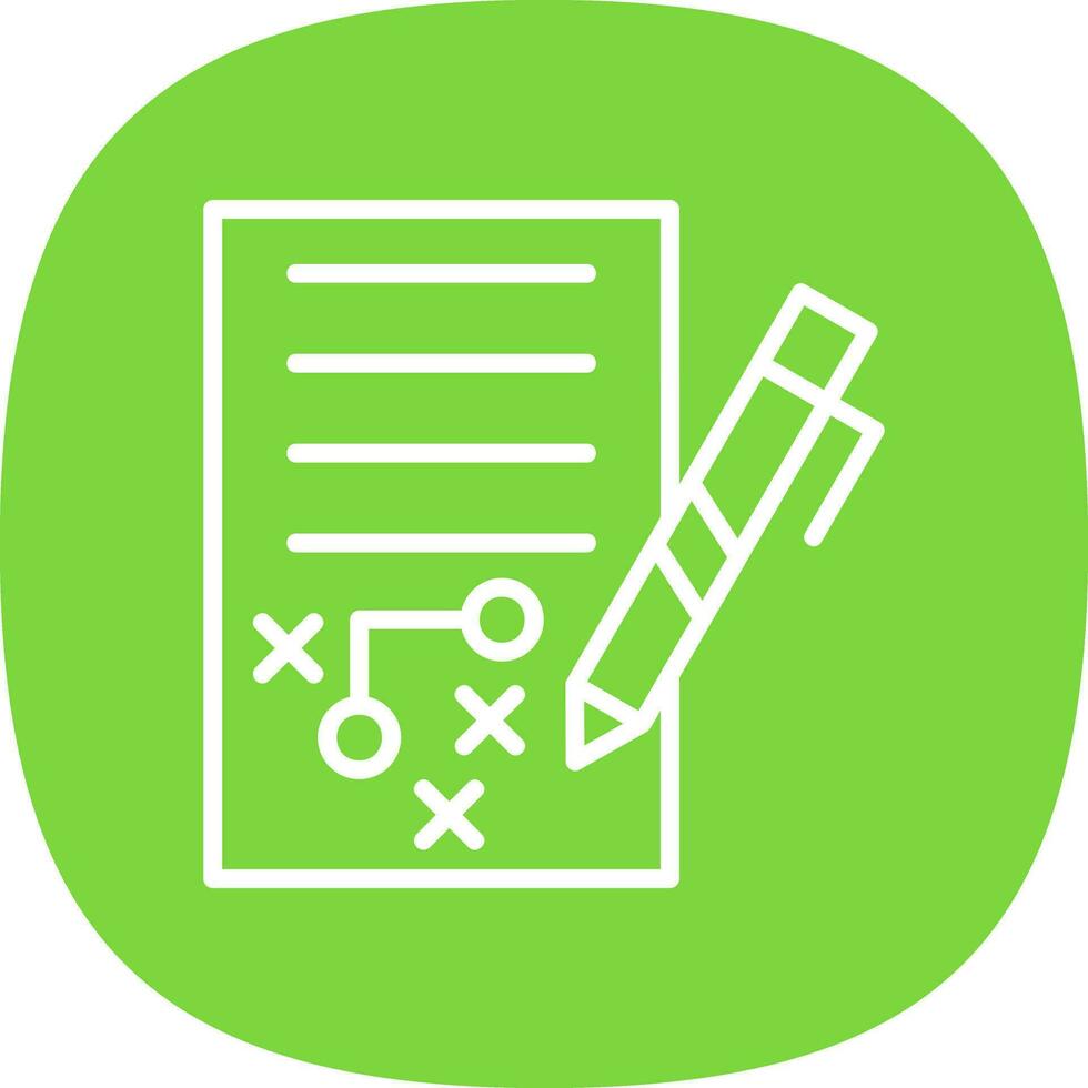 Planning Vector Icon Design