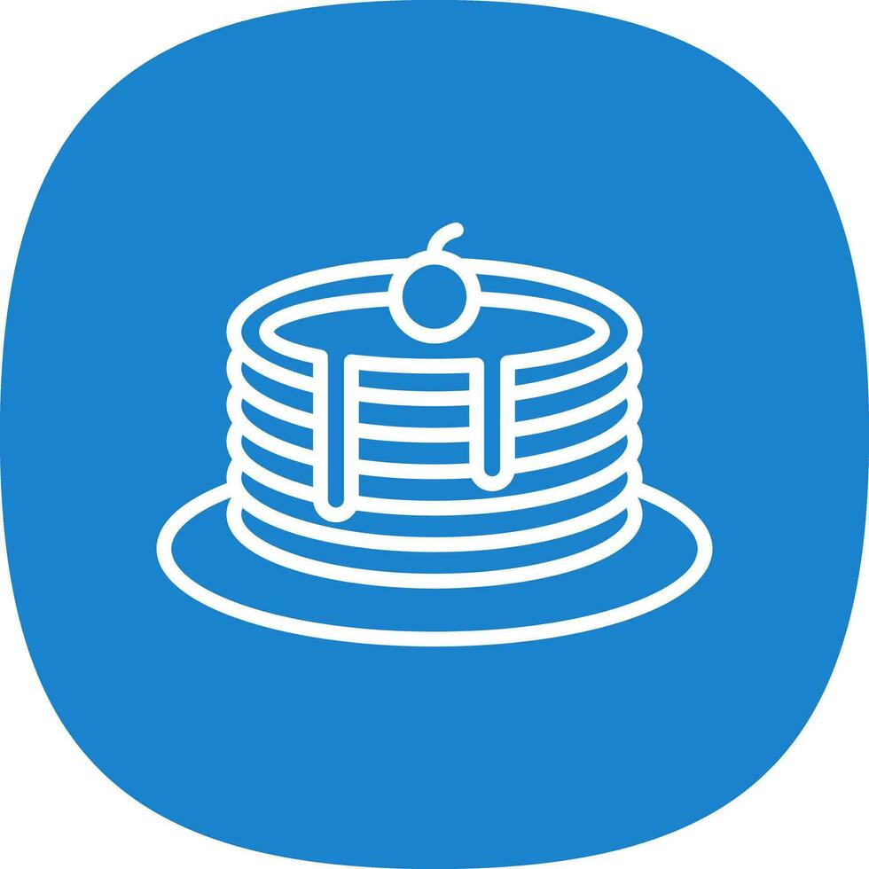 Pancakes Vector Icon Design