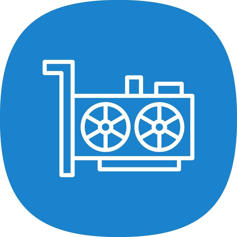 Vga card Vector Icon Design