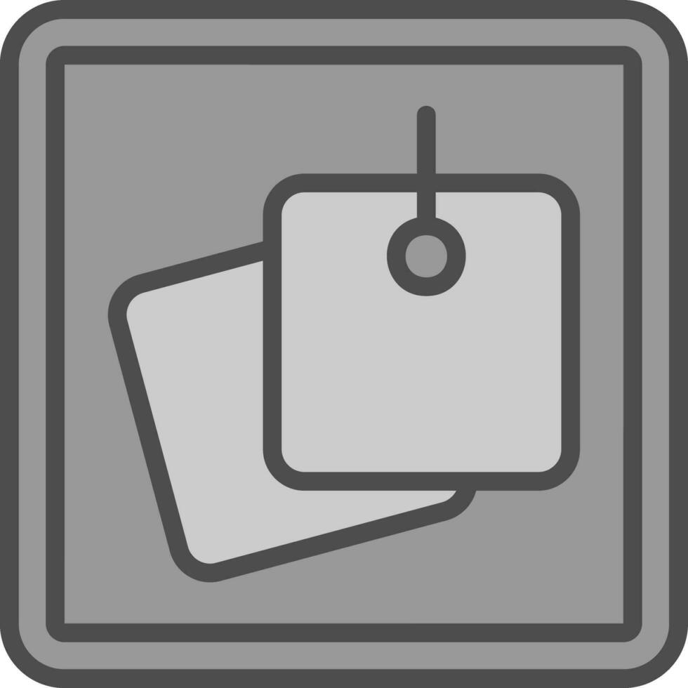 Sticky Notes Vector Icon Design