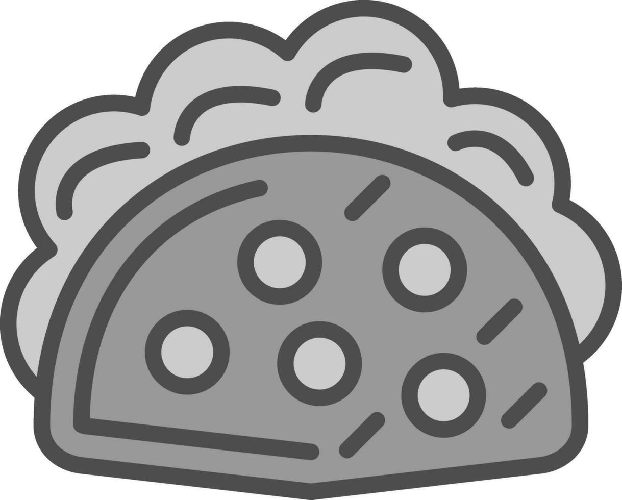 Beef Tacos Vector Icon Design