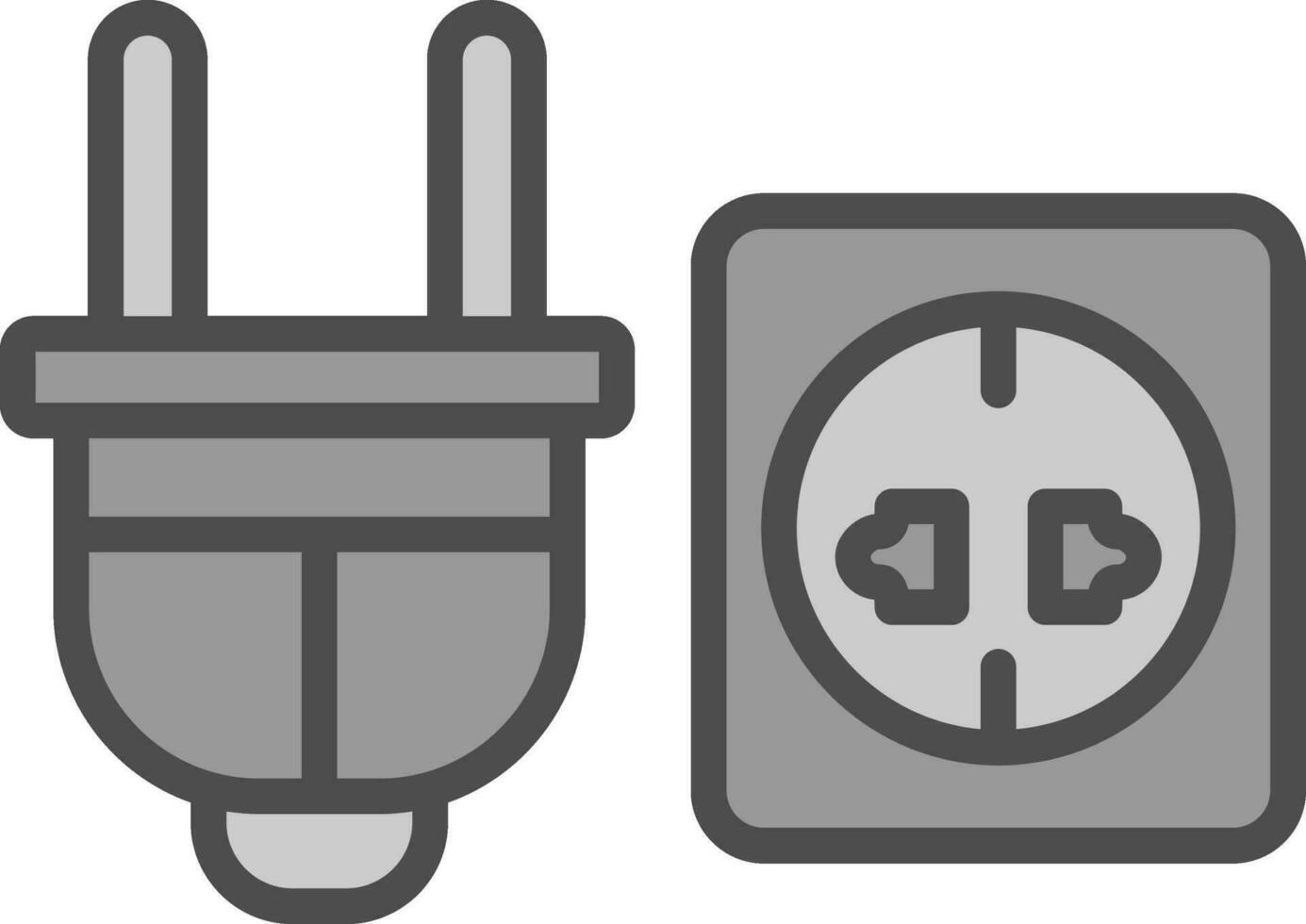 diseño de icono de vector de toma de corriente