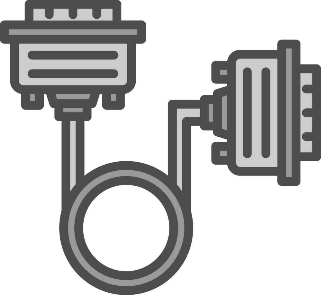 Vga cable Vector Icon Design