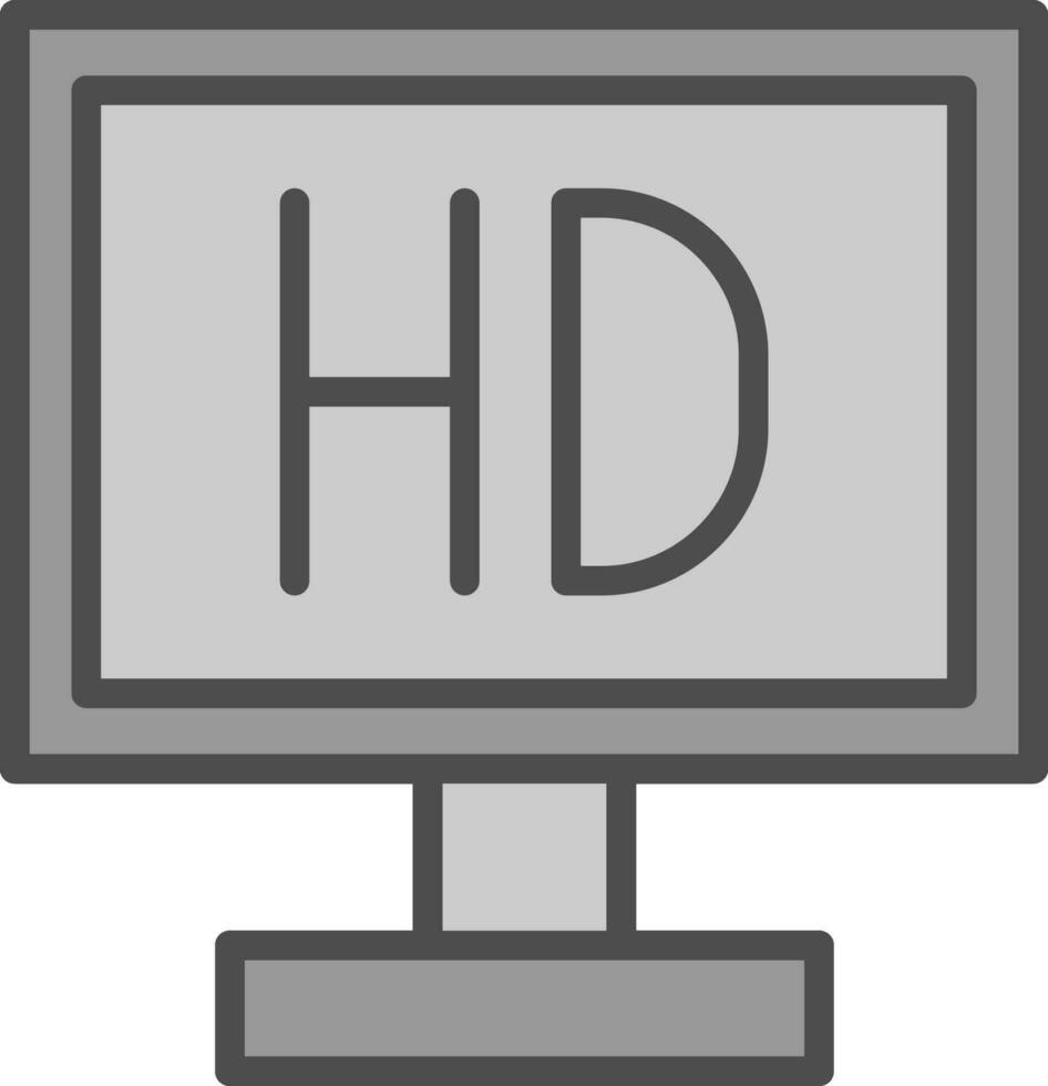 vídeo monitor vector icono diseño