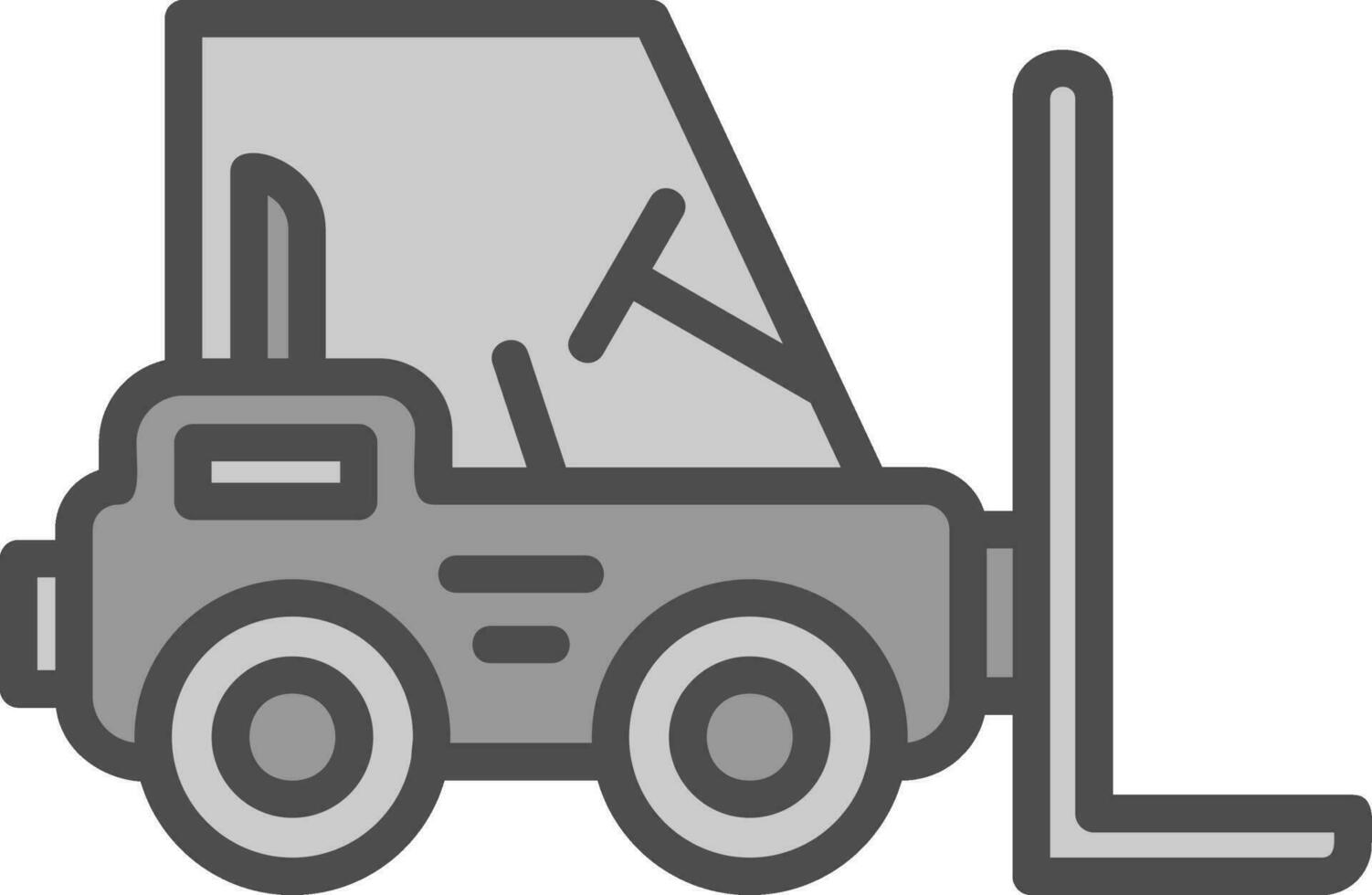 Forklift Vector Icon Design