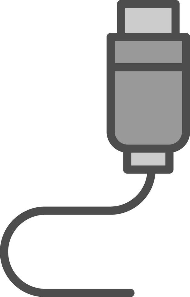 Usb connector Vector Icon Design