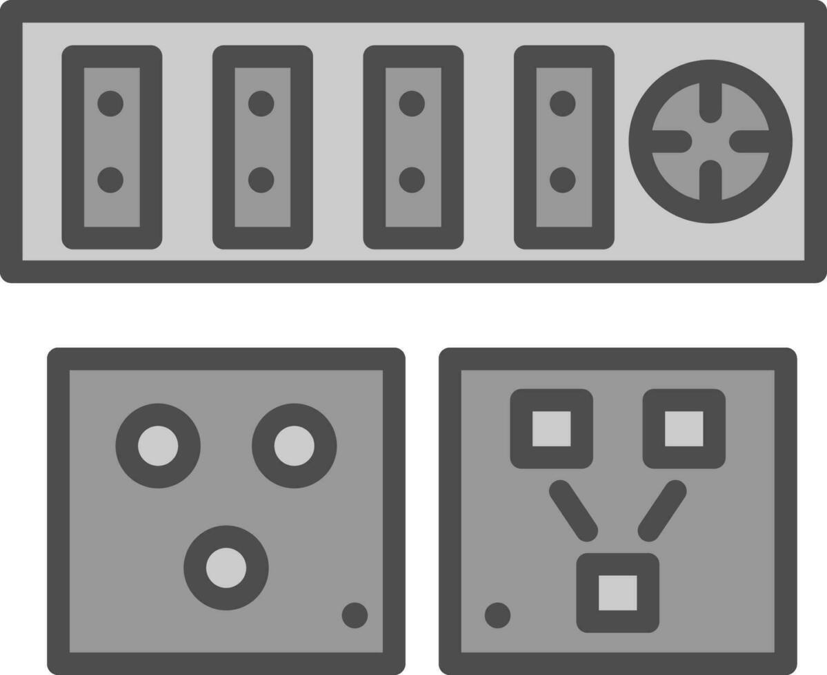 eléctrico toma de corriente vector icono diseño