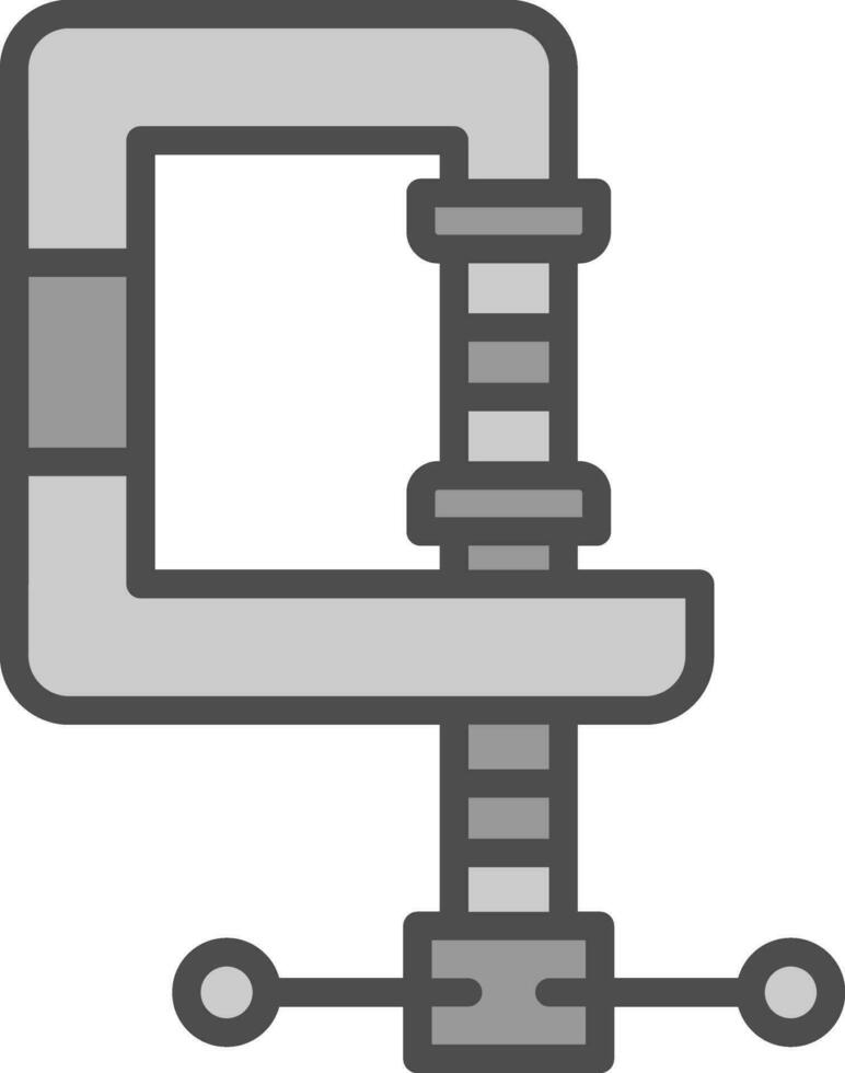 Clamp Vector Icon Design