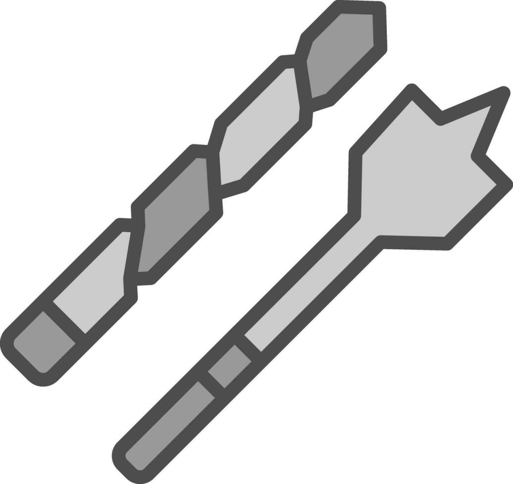 Drill bit Vector Icon Design