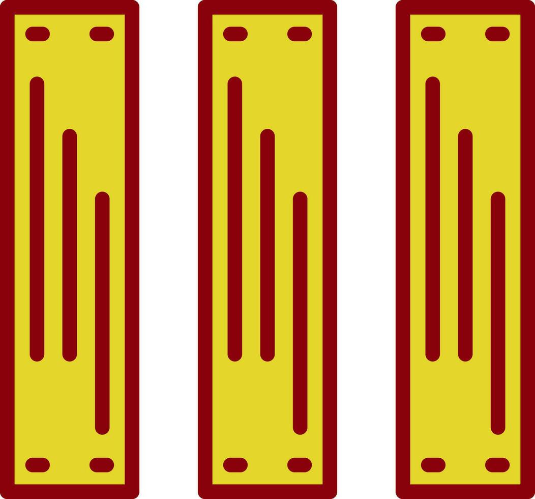 Planks Vector Icon Design