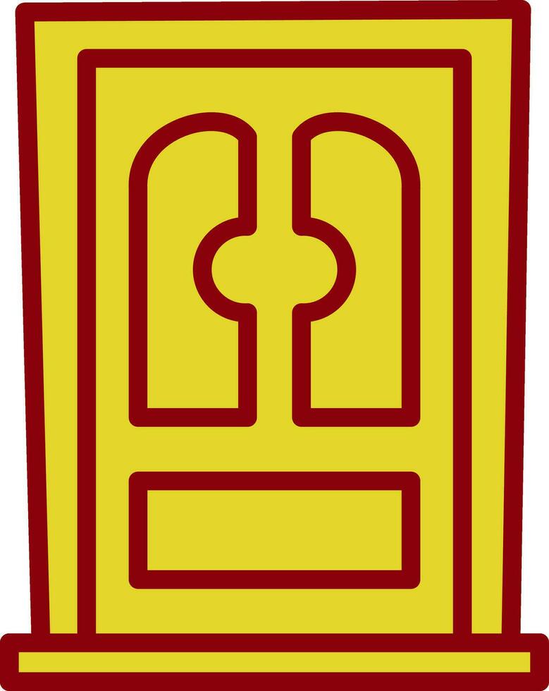 diseño de icono de vector de puerta