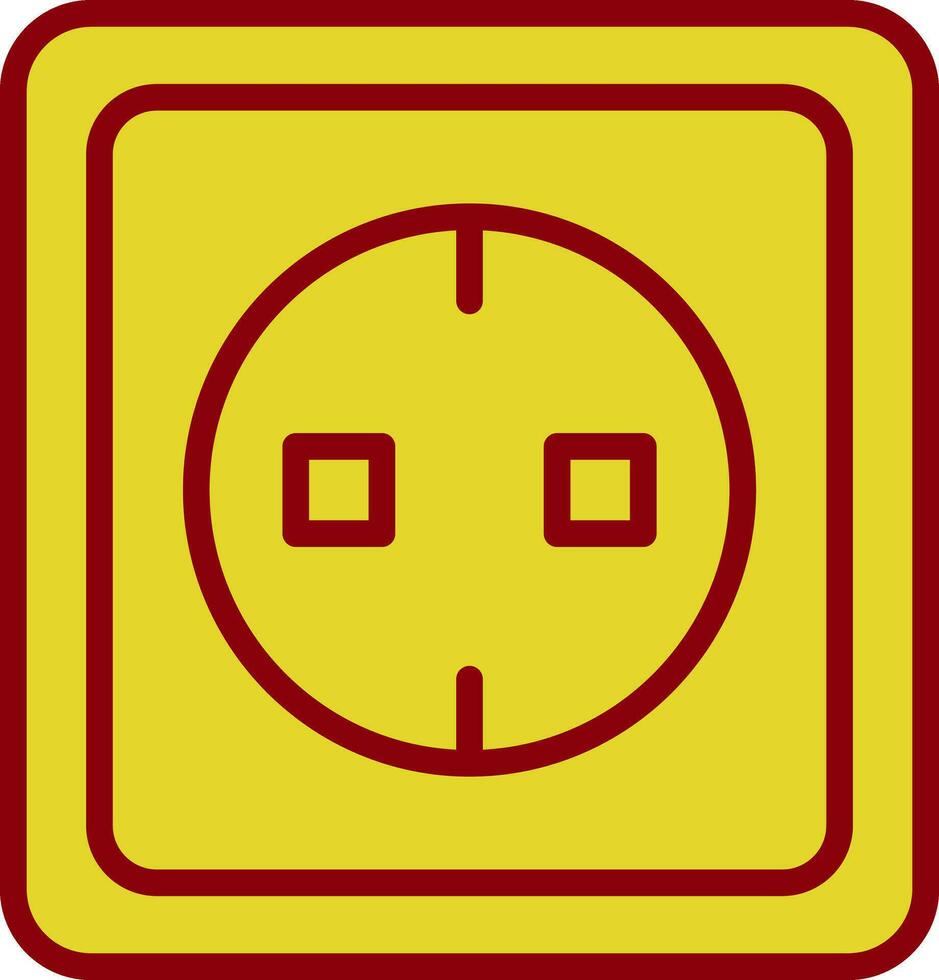 Electric socket Vector Icon Design