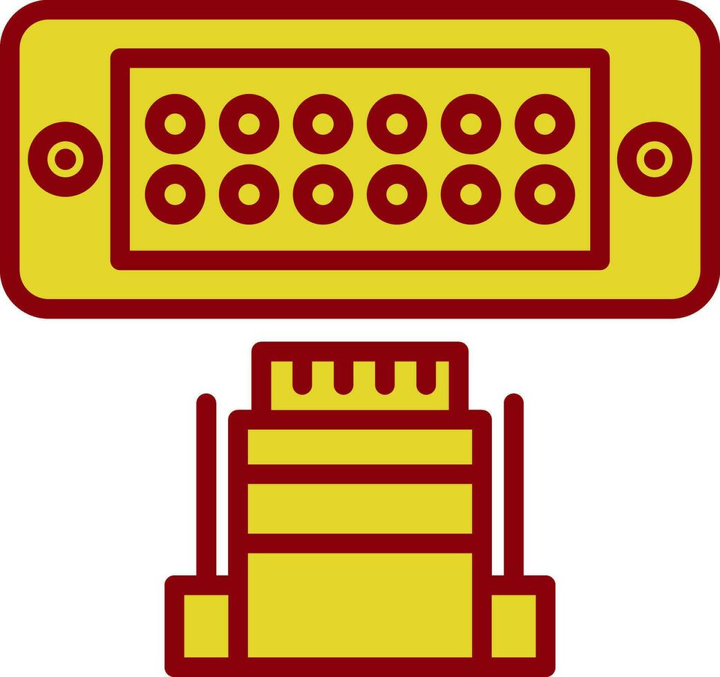 diseño de icono de vector vga