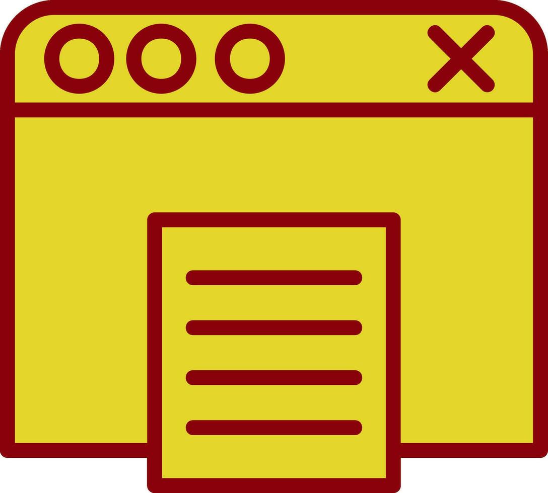 diseño de icono de vector de navegador web