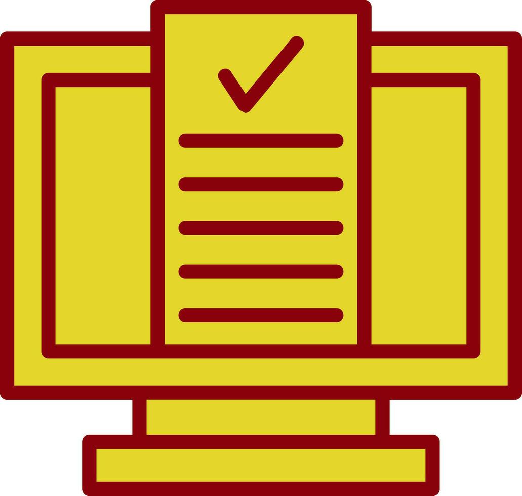 Desktop Computer Vector Icon Design