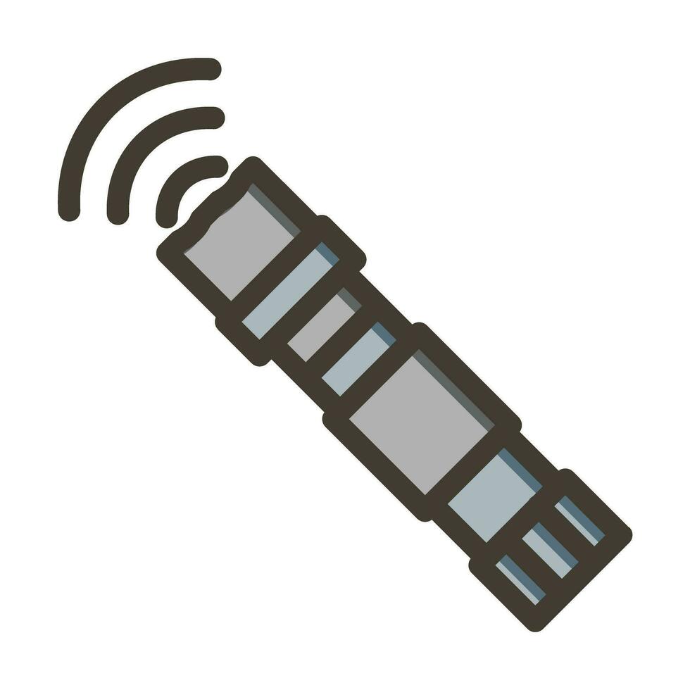 Teaser Vector Thick Line Filled Colors Icon For Personal And Commercial Use.