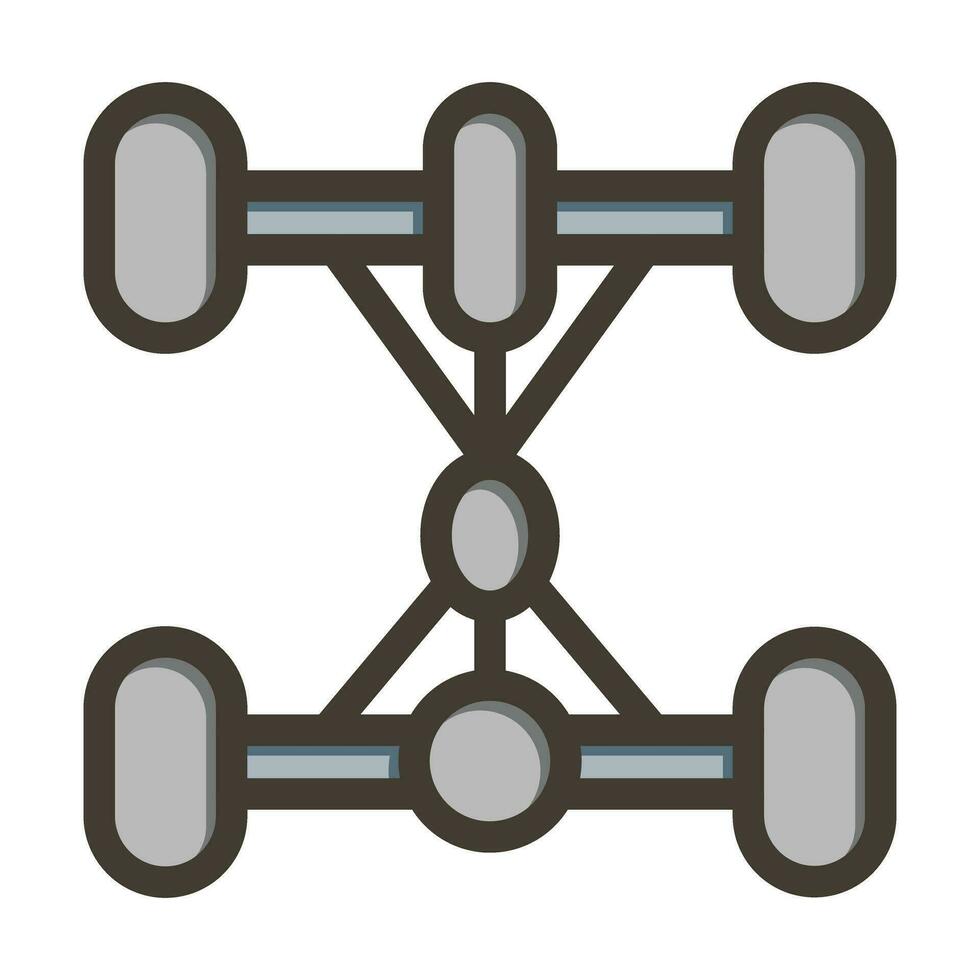 ChassicVector Thick Line Filled Colors Icon For Personal And Commercial Use. vector