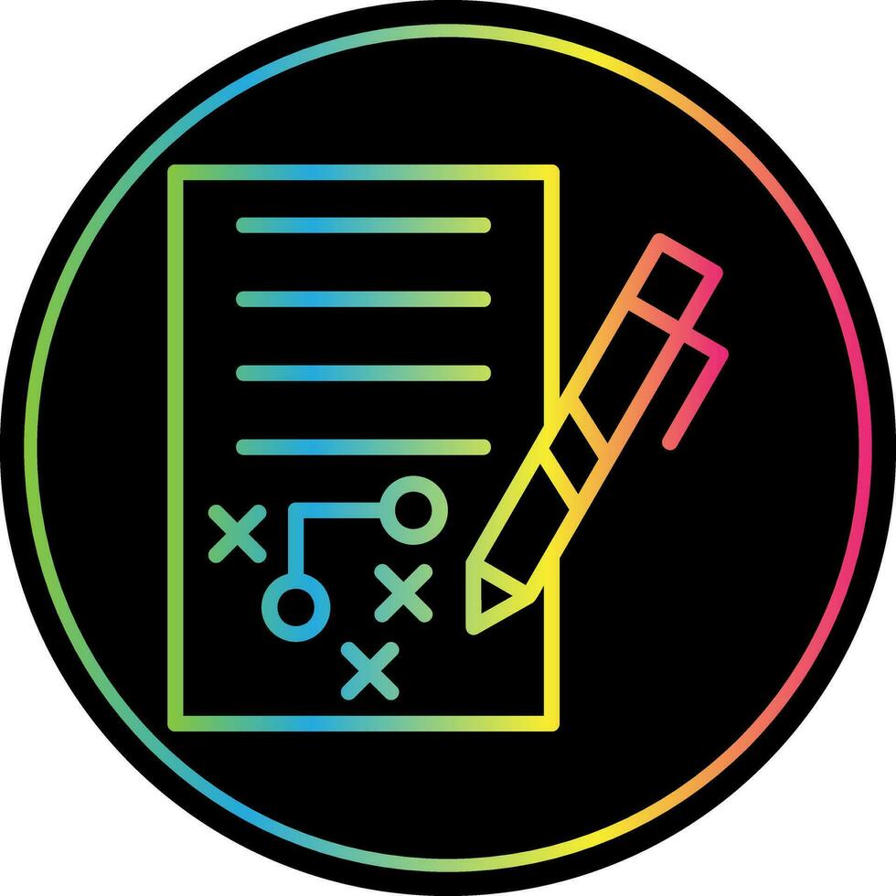 Planning Vector Icon Design