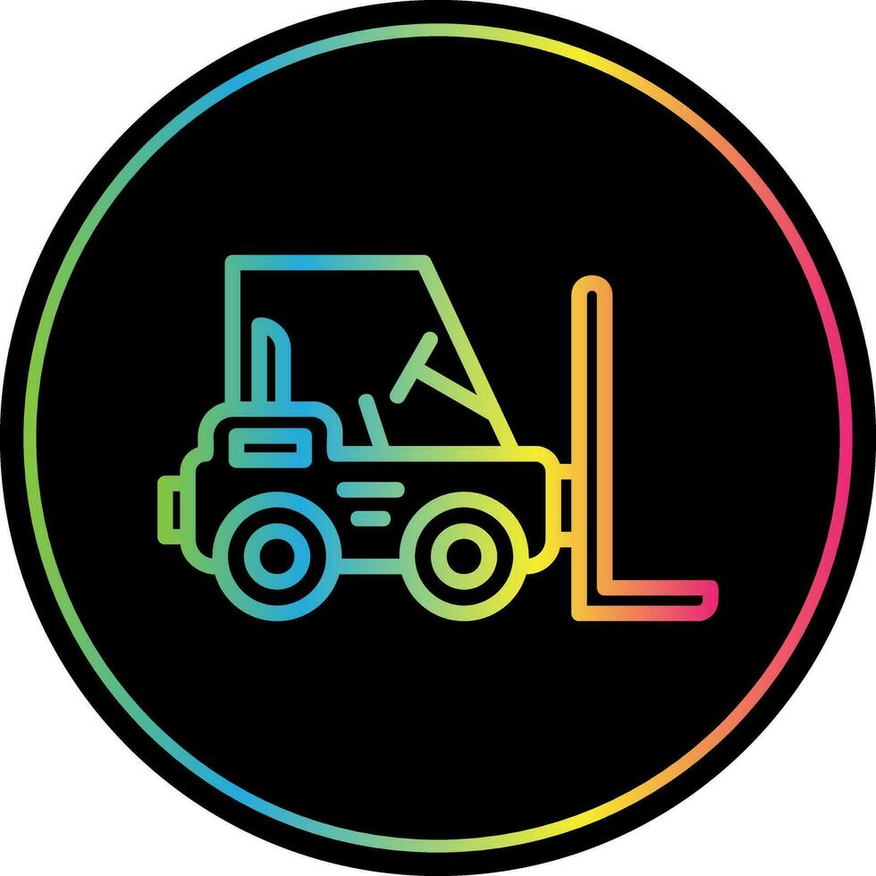 Forklift Vector Icon Design