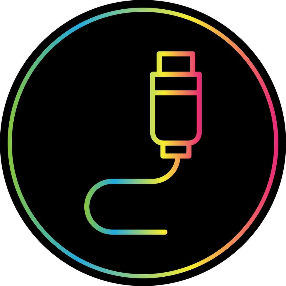 Usb connector Vector Icon Design