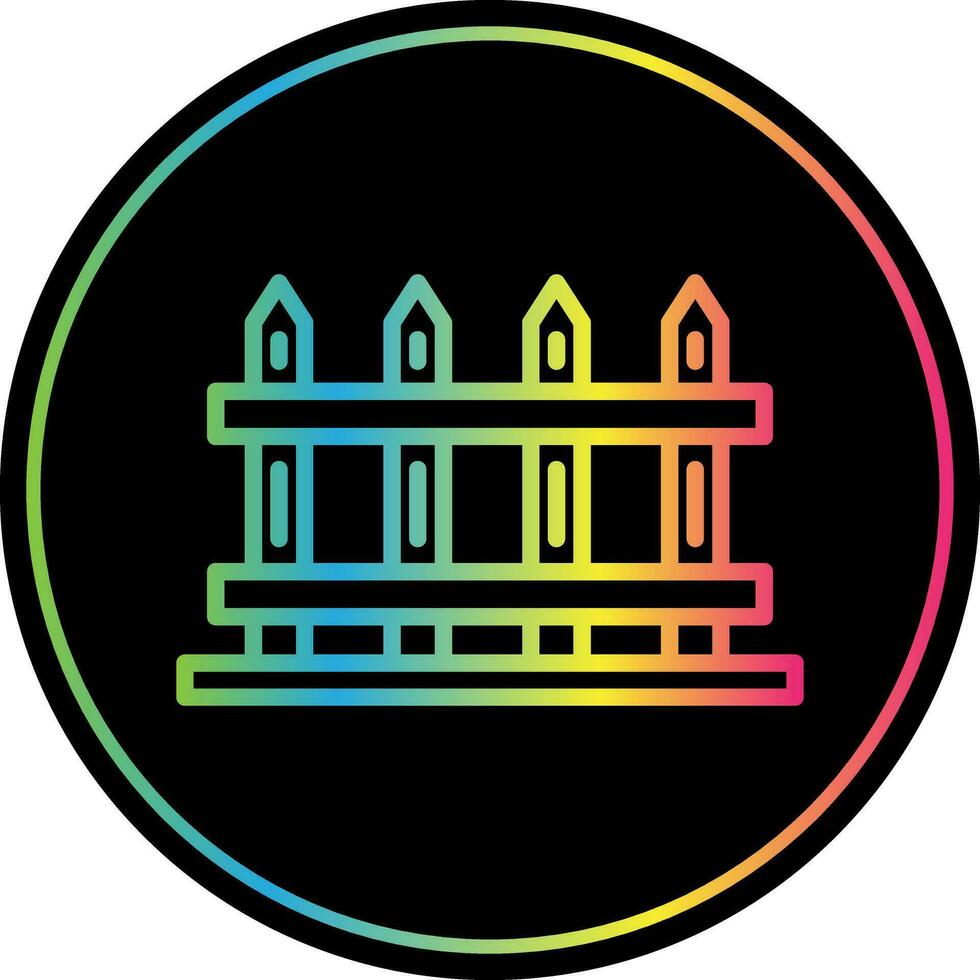Fence Vector Icon Design