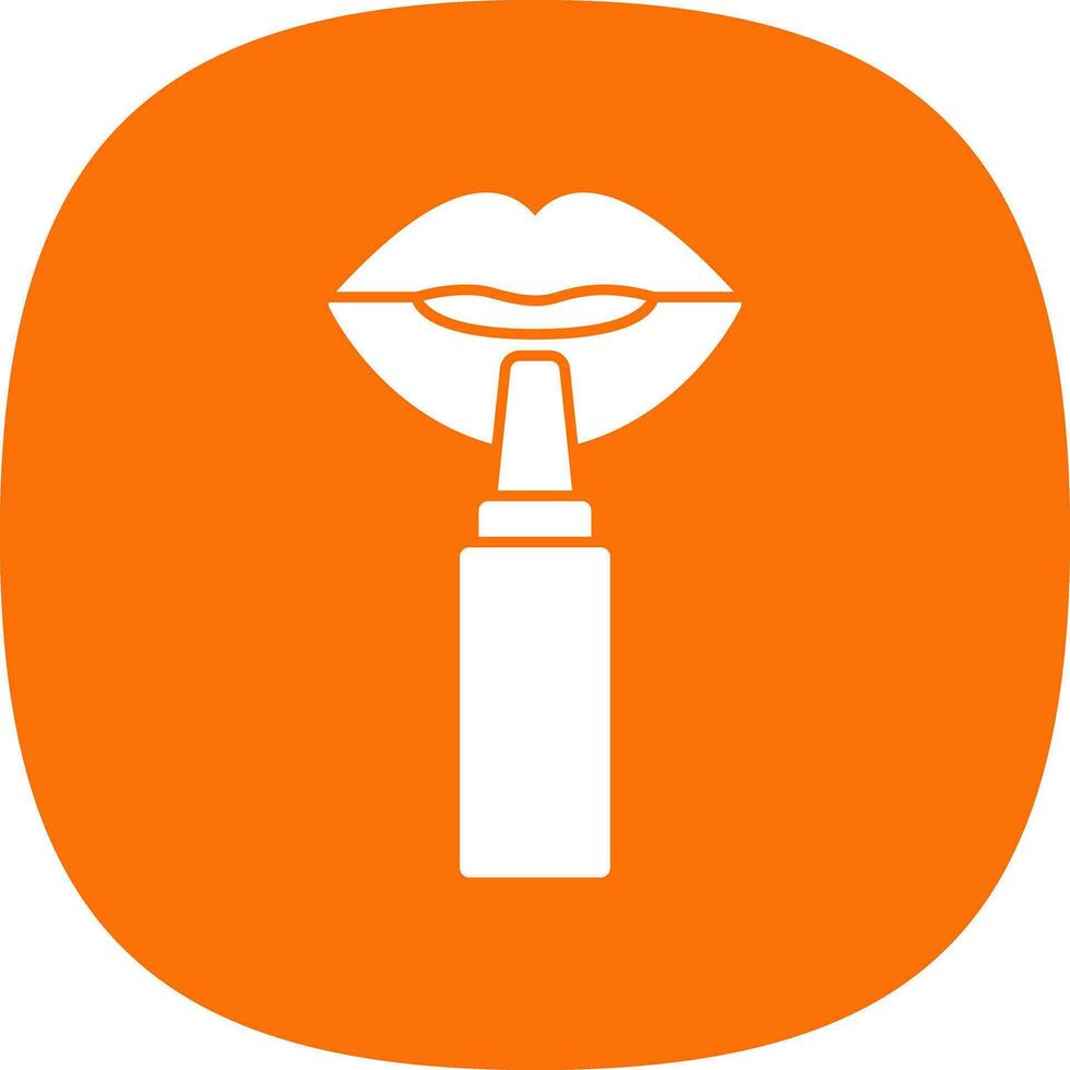Lip Liner Vector Icon Design