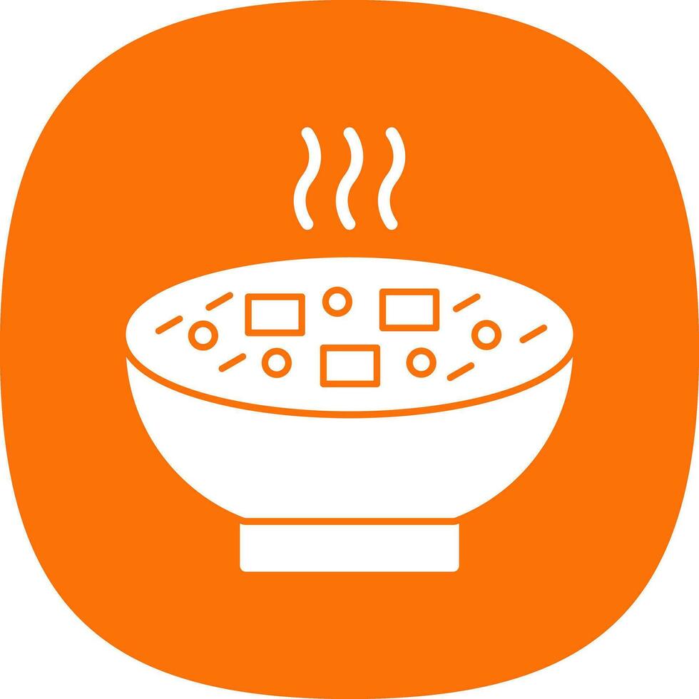 Miso Soup Vector Icon Design