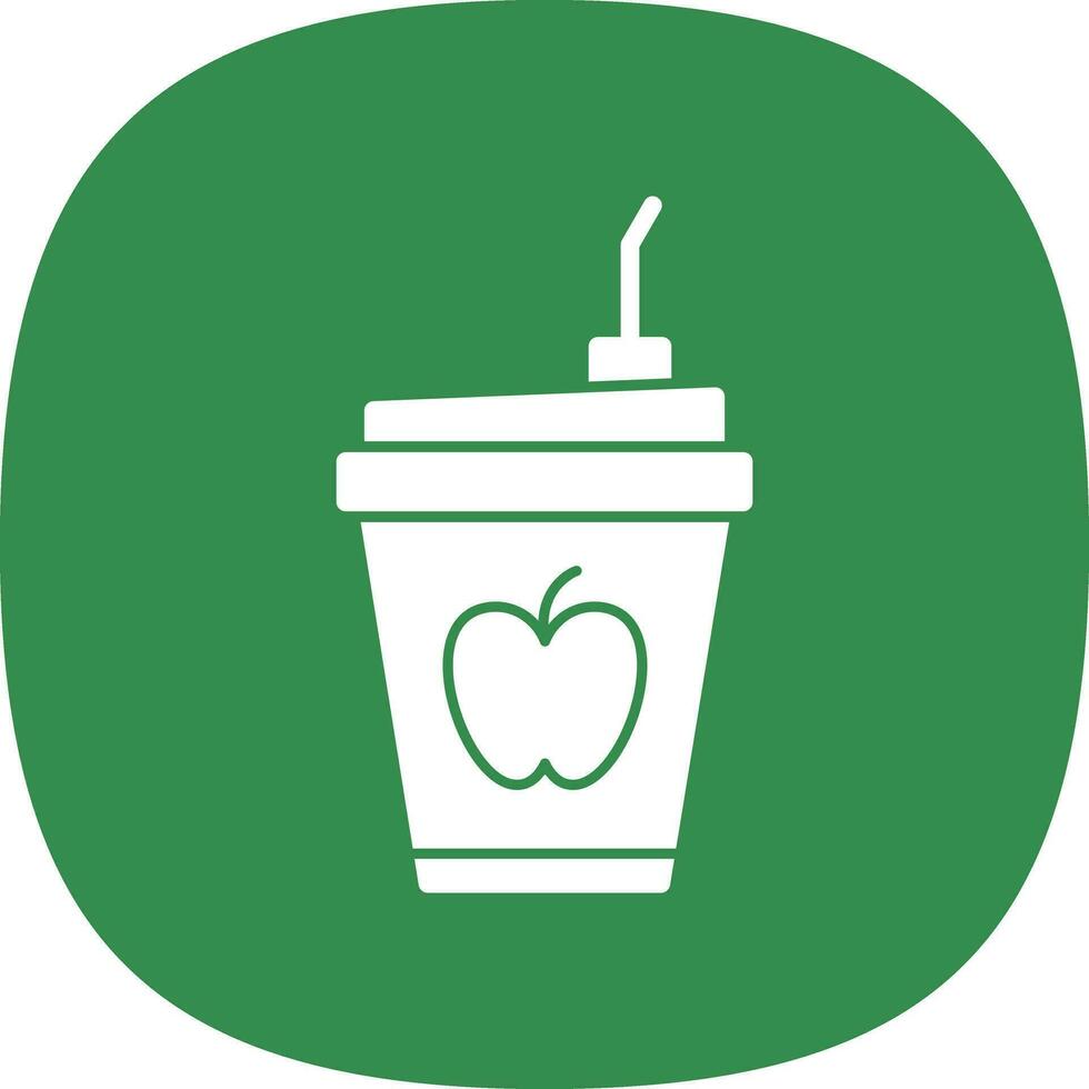 Fruit Smoothie Vector Icon Design