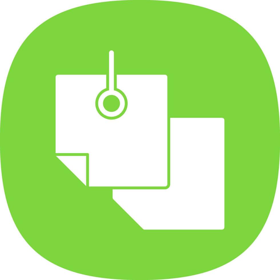 Sticky Notes Vector Icon Design