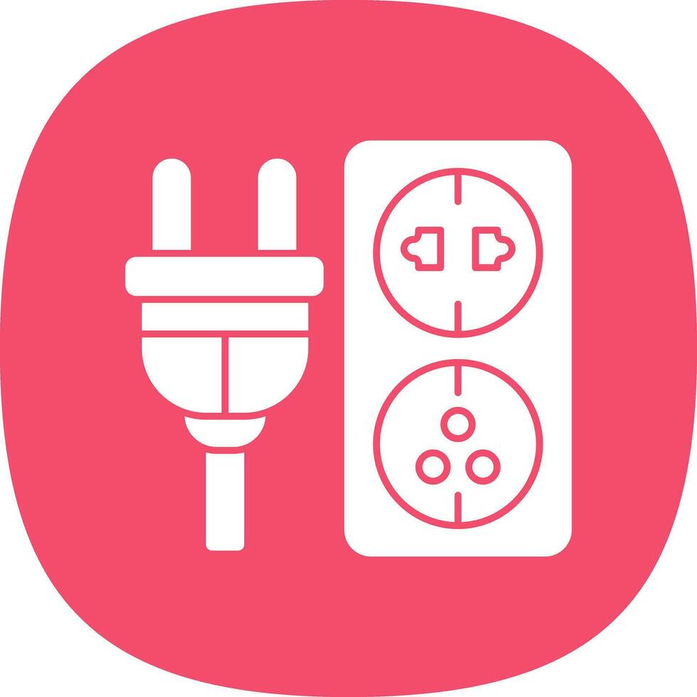 Electric outlet Vector Icon Design