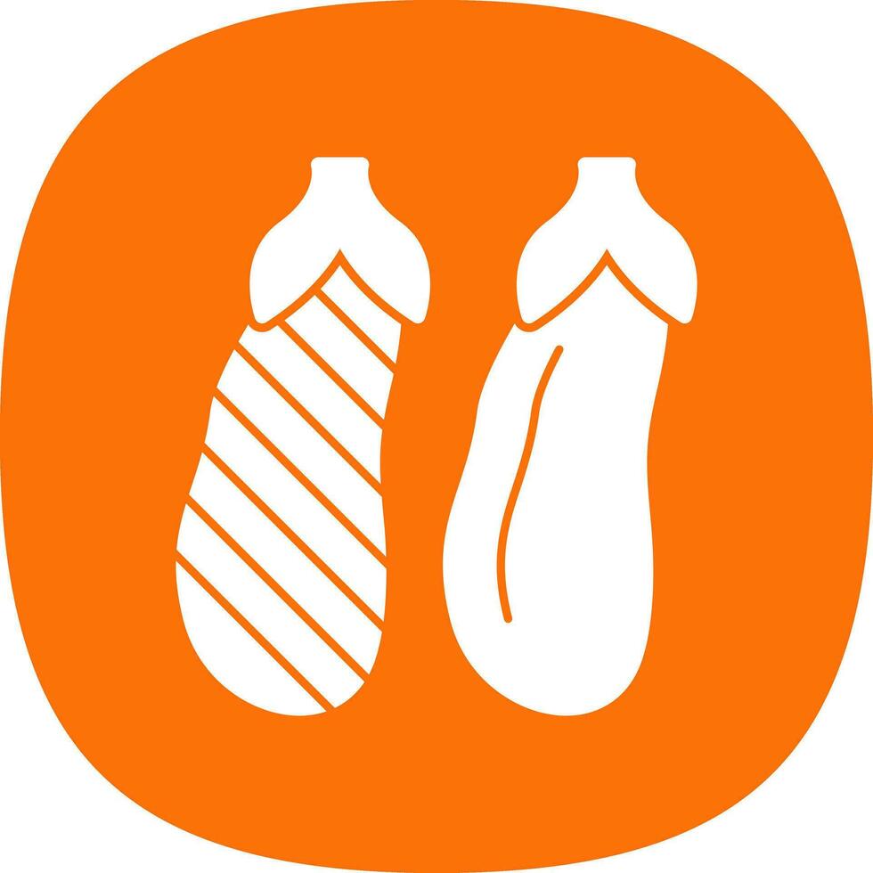 Eggplant Parmesan Vector Icon Design