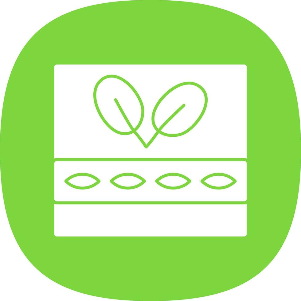 Spinach Lasagna Vector Icon Design