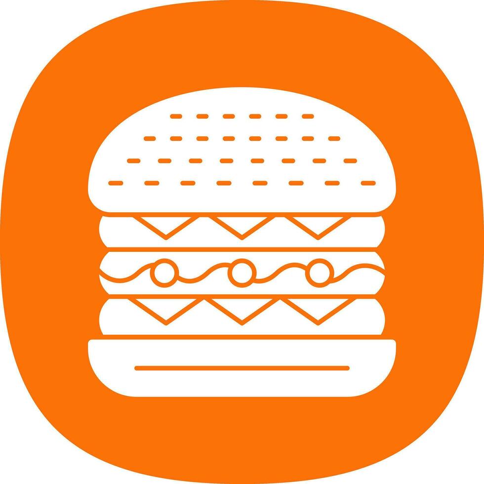 Cesar Burger Vector Icon Design