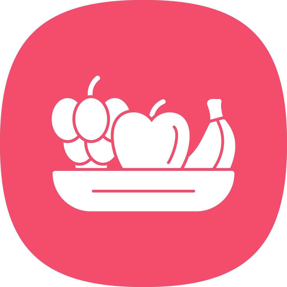 Fruit Salad Vector Icon Design