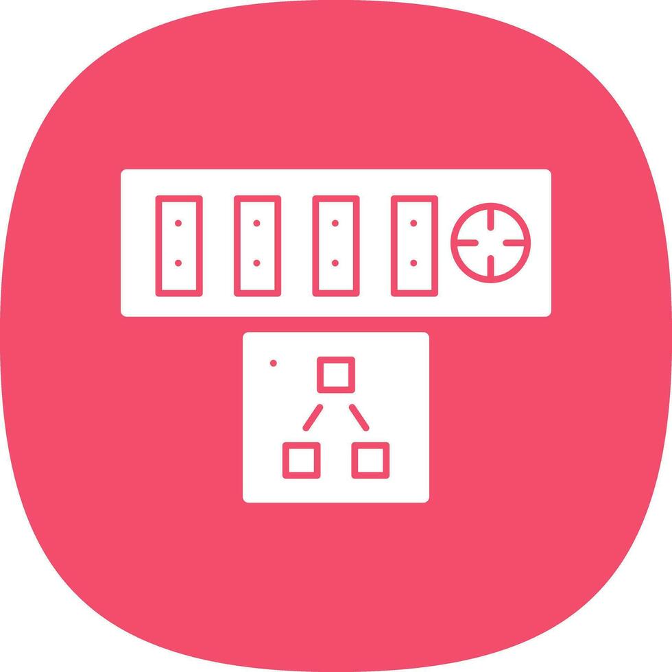 Wall socket Vector Icon Design