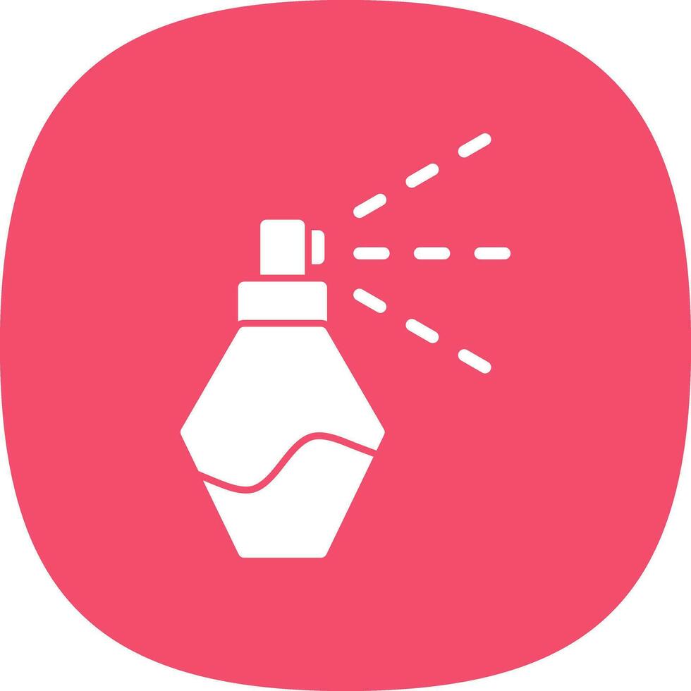 Perfume Bottle Vector Icon Design