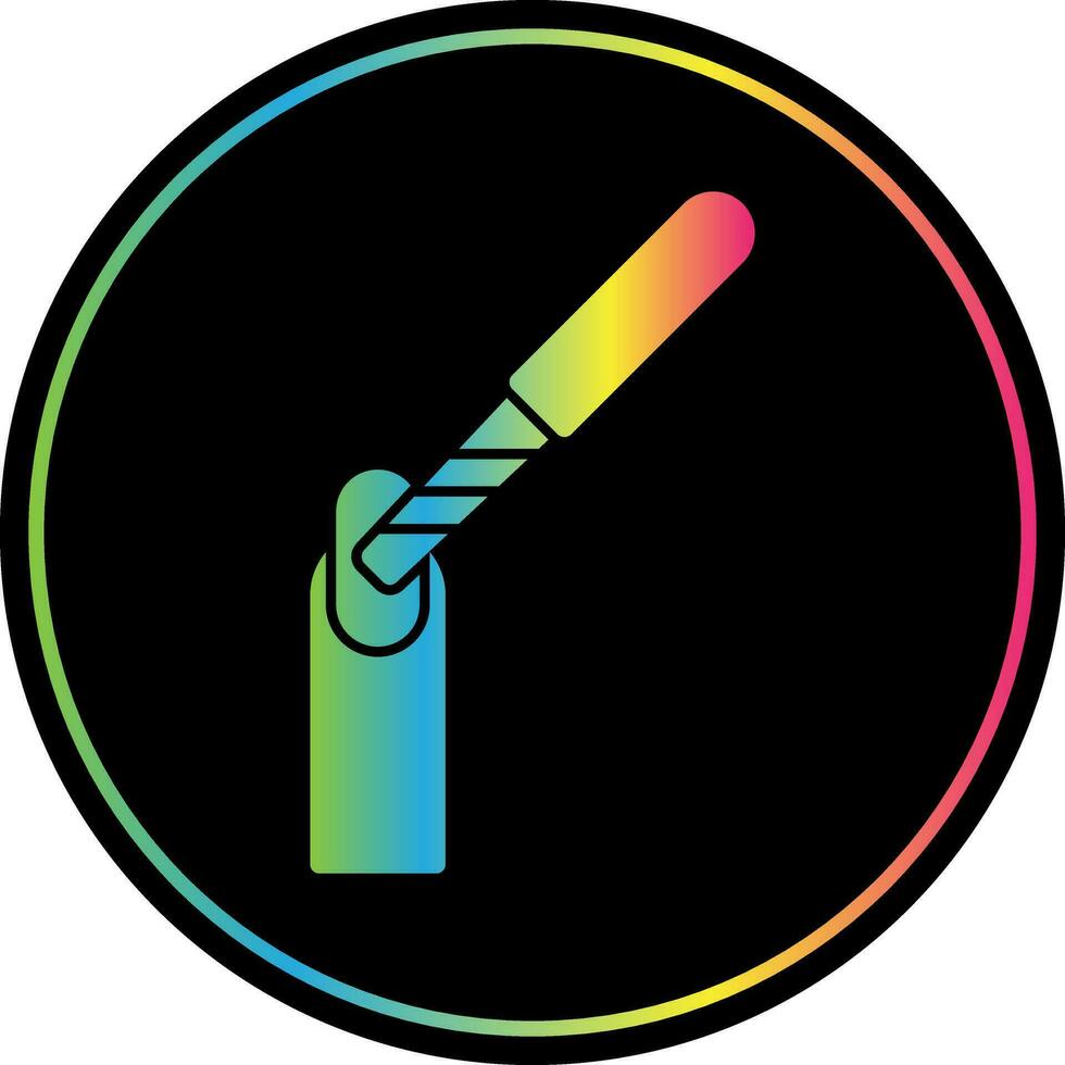 Nail File Vector Icon Design